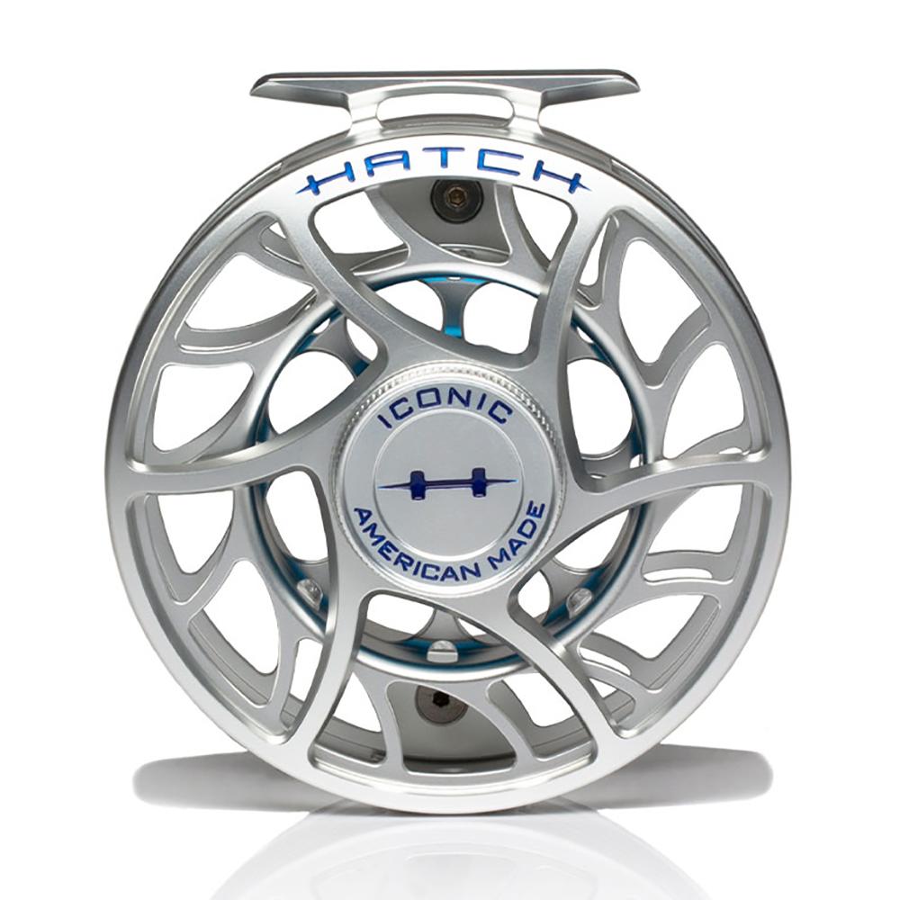 Hatch Iconic Fly Reel – 9 Plus in Clear Blue